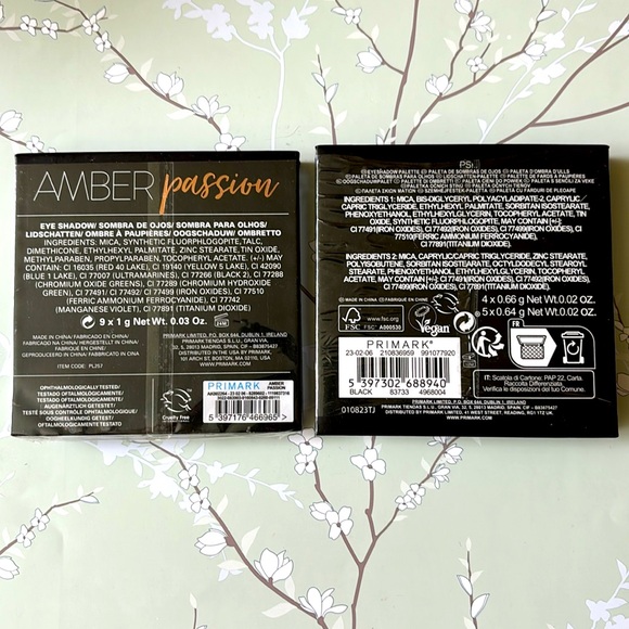 PS…EYESHADOW PALETTE BUNDLE AMBER PASSION  & DOLLFACE. NEW! EACH HAS 9 TRAYS. - Picture 3 of 9